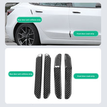 Load image into Gallery viewer, 4Pcs Car Door Anti-collision Strip Paint Body Anti Scratch Sticker Modification Accessories ABS For Tesla Model 3 Model Y