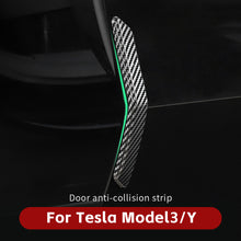Load image into Gallery viewer, 4Pcs Car Door Anti-collision Strip Paint Body Anti Scratch Sticker Modification Accessories ABS For Tesla Model 3 Model Y