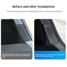 Load image into Gallery viewer, 2Pcs Car Sides Fender Cover Trunk Sides Fender Cover Baffles ABS Protect the Trunk For Tesla Model Y