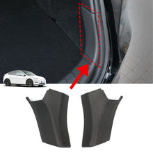Load image into Gallery viewer, 2Pcs Car Sides Fender Cover Trunk Sides Fender Cover Baffles ABS Protect the Trunk For Tesla Model Y