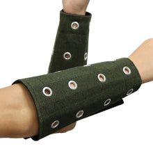 Load image into Gallery viewer, 1Pair Wear-Resistant Canvas Anti-Cutting Wrist Guard With Built-In Metal Bar Prevent Glass Cuts Thickened Arm Guard Labor Protection Elbow Protection