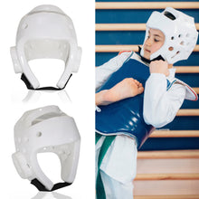Load image into Gallery viewer, Professional Taekwondo White Helmet Muay Thai Sanda Karate Free Combat Training Tools Sports Equipment