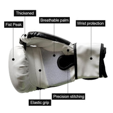 Load image into Gallery viewer, 1Pair Professional Taekwondo Boxing Gloves Thickened Pu Leather Once Molded Inner Bladder Breathable Gloves Sanda Fighting Training Equipment