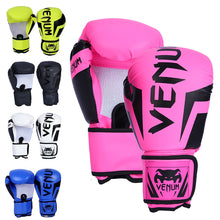 Load image into Gallery viewer, 1Pair Professional Taekwondo Boxing Gloves Thickened Pu Leather Once Molded Inner Bladder Breathable Gloves Sanda Fighting Training Equipment