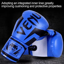 Load image into Gallery viewer, 1Pair Professional Taekwondo Boxing Gloves Thickened Pu Leather Once Molded Inner Bladder Breathable Gloves Sanda Fighting Training Equipment
