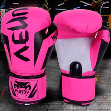 Load image into Gallery viewer, 1Pair Professional Taekwondo Boxing Gloves Thickened Pu Leather Once Molded Inner Bladder Breathable Gloves Sanda Fighting Training Equipment