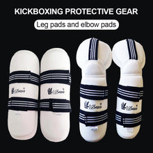 Load image into Gallery viewer, Taekwondo Arm Leg Protection Set Adult Thick Karate Boxing Sanda Martial Arts Training Sports Protective Gear