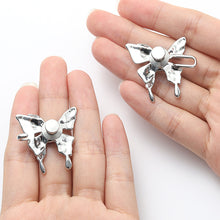 Load image into Gallery viewer, Diamond Butterfly Detachable Buckles for Jeans Pants Wasit Adjustable Tightening Alloy Buckle Hook Jean Trousers Waist DIY Clothing Accessories