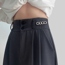 Load image into Gallery viewer, Elegant Chain Brooch Lapel Charm Pin Women Pants Waist Tightening Button Multifunction Clothes Clip Badge Dress Decoration Pin DIY Buckle