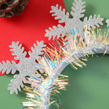 Load image into Gallery viewer, Christmas Decoration Glowing Headband with LED Light Xmas Elk Horn Tree Snowflake Hair Band Kids Girls Hair Accessories Xmas New Year Decor