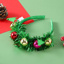 Load image into Gallery viewer, Christmas Decoration Glowing Headband with LED Light Xmas Elk Horn Tree Snowflake Hair Band Kids Girls Hair Accessories Xmas New Year Decor