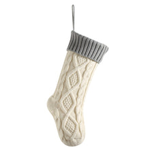 Load image into Gallery viewer, 18"/46cm Large Capacity Christmas Gift Bag Decorative Socks Christmas Knitting Socks Xmas Tree Hanging Ornaments Christmas Decorations