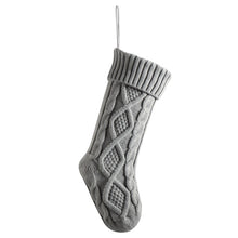 Load image into Gallery viewer, 18"/46cm Large Capacity Christmas Gift Bag Decorative Socks Christmas Knitting Socks Xmas Tree Hanging Ornaments Christmas Decorations