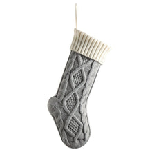 Load image into Gallery viewer, 18"/46cm Large Capacity Christmas Gift Bag Decorative Socks Christmas Knitting Socks Xmas Tree Hanging Ornaments Christmas Decorations