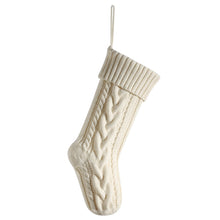 Load image into Gallery viewer, 18"/46cm Large Capacity Christmas Gift Bag Decorative Socks Christmas Knitting Socks Xmas Tree Hanging Ornaments Christmas Decorations