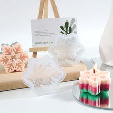 Load image into Gallery viewer, Christmas Snowflake/Tree Candle Soap Silicone Mold DIY Handmade Christmas Gifts Aromatherapy Candle Gypsum Resin Mold Home Christmas Decoration Gifts