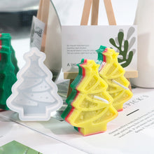 Load image into Gallery viewer, Christmas Snowflake/Tree Candle Soap Silicone Mold DIY Handmade Christmas Gifts Aromatherapy Candle Gypsum Resin Mold Home Christmas Decoration Gifts