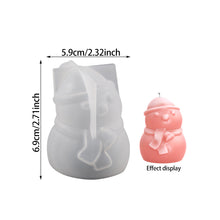 Load image into Gallery viewer, Christmas Ornament Candle Soap Silicone Mold DIY Handmade Christmas Gifts Aromatherapy Candle Gypsum Resin Mold Home Christmas Decoration Gifts