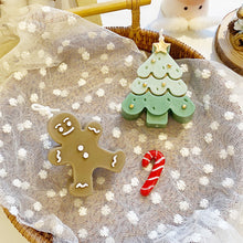 Load image into Gallery viewer, Christmas Gingerbread man/Tree Candle Soap Silicone Mold DIY Handmade Christmas Gifts Aromatherapy Candle Gypsum Resin Mold Home Christmas Decoration Gifts