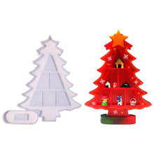 Load image into Gallery viewer, Christmas Tree Ornament Silicone Mold DIY Handmade Mini Christmas Showcase Resin Mold Home Christmas Decoration Gifts