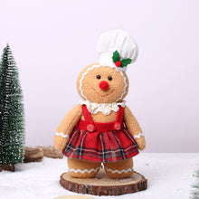 Load image into Gallery viewer, 30cm Christmas Gingerbread Man Stuffed Doll Couple Plush Dolls Xmas Tree Ornaments Kids Gift Christmas Home Decorations