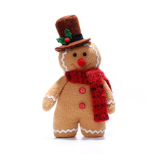 Load image into Gallery viewer, 30cm Christmas Gingerbread Man Stuffed Doll Couple Plush Dolls Xmas Tree Ornaments Kids Gift Christmas Home Decorations
