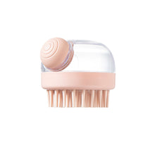 Load image into Gallery viewer, Silicone Hair Wash Brush Soft Teeth Massage Comb Hair Press Out Liquid Bath Brush Bath Brush Soft Rubber Scalp Cleaning Brush