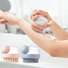 Load image into Gallery viewer, Silicone Hair Wash Brush Soft Teeth Massage Comb Hair Press Out Liquid Bath Brush Bath Brush Soft Rubber Scalp Cleaning Brush