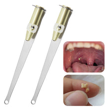 Load image into Gallery viewer, Tonsil Stone Removal Tool LED Light Stainless Steel Remover Mouth Cleaning Care Tool Tonsil Stone Remover Cleaning Tools