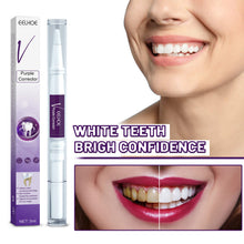 Load image into Gallery viewer, V34 Purple Toner Tooth Whitening Pen for Tooth Cleaning Removing Stains Preventing Pigment Deposition Oral Care