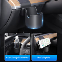 Load image into Gallery viewer, Car Dashboard Water Cup Holder Instrument Panel Organizer Dashboard Left Storage Box Accessories For Tesla Model 3/Y