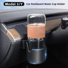 Load image into Gallery viewer, Car Dashboard Water Cup Holder Instrument Panel Organizer Dashboard Left Storage Box Accessories For Tesla Model 3/Y
