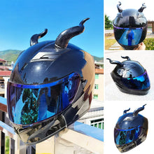 Load image into Gallery viewer, 2Pcs Motorcycle Helmet Decoration Devil's Horns Motorbike Helmet Accessories Stickers Cosplay Styling