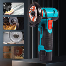 Load image into Gallery viewer, 12V Brushed Angle Grinder 19500rpm Grinding Polishing Machine Cordless Lithium Battery Rechargeable Grinder Cutting Power Tools