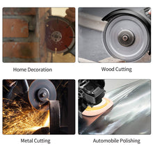 Load image into Gallery viewer, 12V Brushed Angle Grinder 19500rpm Grinding Polishing Machine Cordless Lithium Battery Rechargeable Grinder Cutting Power Tools