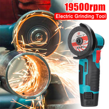 Load image into Gallery viewer, 12V Brushless Angle Grinder 19500rpm Grinding Polishing Machine Cordless Lithium Battery Rechargeable Grinder Cutting Power Tools