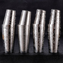 Load image into Gallery viewer, 18oz/28oz Engraving Stainless Steel Boston Cocktail Shaker Wine Mixer Boston Bar Shaker Bar Tools Barware Home Bar Utensils