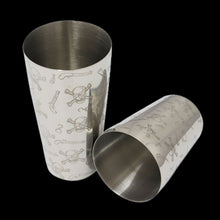Load image into Gallery viewer, 18oz/28oz Engraving Stainless Steel Boston Cocktail Shaker Wine Mixer Boston Bar Shaker Bar Tools Barware Home Bar Utensils