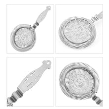 Load image into Gallery viewer, Rustproof Skull And Gear Wheel Bar Strainer Sprung Cocktail Strainer Stainless Steel Deluxe Strainer Bar Tools Professional Barware