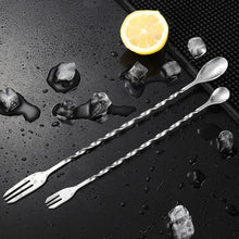 Load image into Gallery viewer, 304 Stainless Steel Stir Bar Spoon Mixing Ounces Cocktail Spoon Drink Shaker Muddler Stirrer Bartender Tools Teadrop Spoon Bar Tools