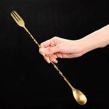 Load image into Gallery viewer, Stainless Steel Stir Bar Spoon Mixing Ounces Cocktail Spoon Drink Shaker Muddler Stirrer Bartender Tools Teadrop Spoon Bar Tools