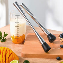 Load image into Gallery viewer, Multifunctional Stainless Steel Crushed Ice Hammer Crushed Popsicle Sticks Cocktail Ice Cube Fruit Crusher Muddle Pestles Barware Tools