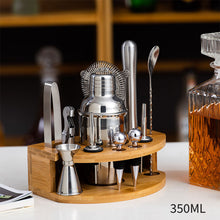 Load image into Gallery viewer, 12Pcs/Set Stainless Steel Cocktail Shaker Set Mixer Bartender Kit Cobbler Boston Shaker Bars Tools Tongs Jigger Mixer Muddler Pourer Spoon