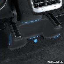 Load image into Gallery viewer, 2Pcs/3Pcs/4Pcs Car Under Seat Corner Anti-Kick Guard Front Rear Seat Slide Rails Protector Covers Decor Protection Shell For Tesla Model Y 2021-2023