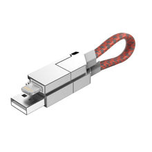 Load image into Gallery viewer, 4 In 1 PD Fast Charging Portable Application TYPE-C 60W For Iphone 27W Fast Charging Data Cable Keychain Data Cable