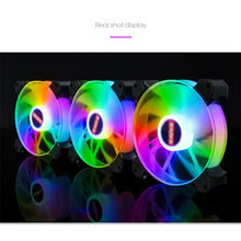 Load image into Gallery viewer, 12cm Rgb 5v Pwm 3+4pin Case Fan Quiet PC Radiator CPU Cooler ARGB Sync With Motherboard Fans Silent Cooling Fan Colorful Lights