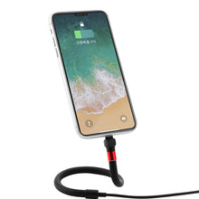 Load image into Gallery viewer, 1.2M Multifunction 3 in 1 Mobile Phone Stand Data Cable 2.4A Fast Charging Data Transmission for Xiaomi Samsung