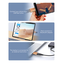 Load image into Gallery viewer, 3 in 1 OTG Adapter Type C Female to USB / Micro USB / Interface for iPhone Male OTG Adapter Data Transfer C Otg Connectors