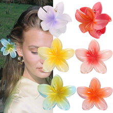 Load image into Gallery viewer, Fashionable Women Beach Vacation Egg Flower Hair Clip Bohemia Flower Claw Female Girls Hair Accessories