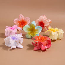 Load image into Gallery viewer, Fashionable Women Beach Vacation Egg Flower Hair Clip Bohemia Flower Claw Female Girls Hair Accessories